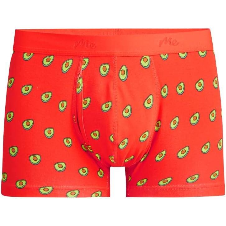 imageMeUndies  Mens Stretch Cotton Underwear Trunks with Fly  Amazon Exclusive FabricAvocados