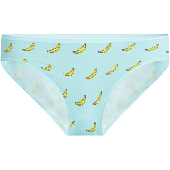 imageMeUndies  Womens Stretch Cotton Bikini  Comfortable Panties Amazon Exclusive FabricGo Bananas