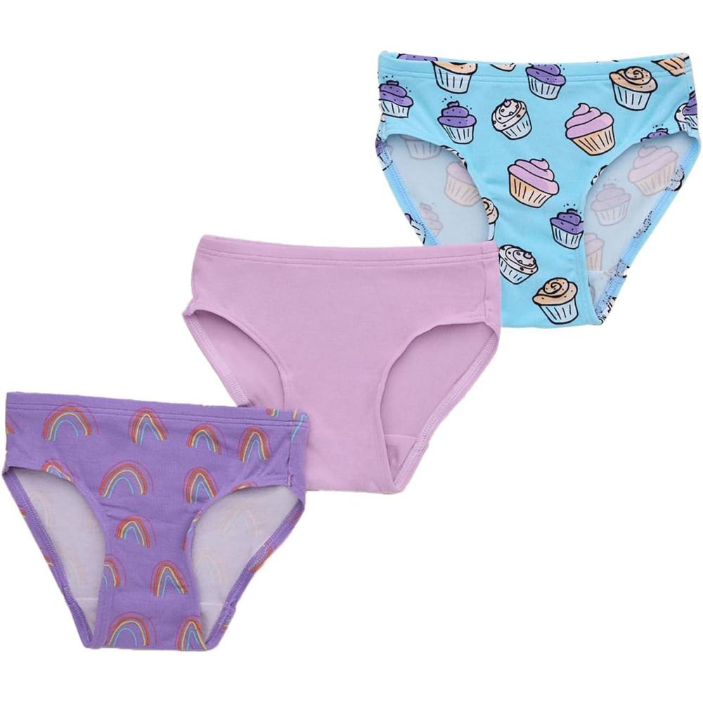 imageMeUndies Soft Modal Fabric with No Pinch Waistband  Fun Prints ScratchFree Design and DurableCupcake Party Pack