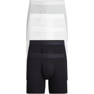 MeUndies – Men’s Stretch Cotton Boxer Brief with Fly – Men’s Underwear – 3 Pack – Amazon Exclusive Fabric(Cotton Classic 5 Pack)