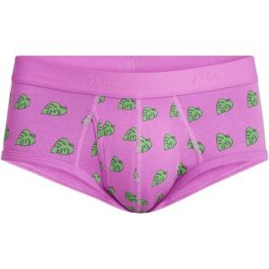 MeUndies – Men’s Stretch Cotton Brief with Fly – Amazon Exclusive Fabric(Monstera Leaf)