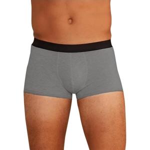 MeUndies – Men’s Trunks – 3” Inseam with Breathable and Comfortable Tencel Micro Modal Fabric(Grey)