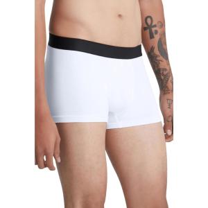 MeUndies – Men’s Trunks – 3” Inseam with Breathable and Comfortable Tencel Micro Modal Fabric(White)