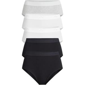 MeUndies – Women’s Stretch Cotton High Waisted Briefs – Soft Underwear for Women– Amazon Exclusive Fabric – 5 Pack(Cotton Classic 5 Pack)