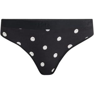 MeUndies – Women’s Stretch Cotton Mid Rise Thong – Comfortable Panties –Amazon Exclusive Fabric(Smileys)