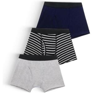 MeUndies Boys Boxer Brief – Soft Modal Fabric with No Pinch Waistband | Fun Prints, Scratch-Free Design, and Durable(Boy Stripes Pack)