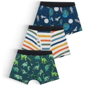 MeUndies Boys Boxer Brief – Soft Modal Fabric with No Pinch Waistband | Fun Prints, Scratch-Free Design, and Durable(George to the Moon Pack)