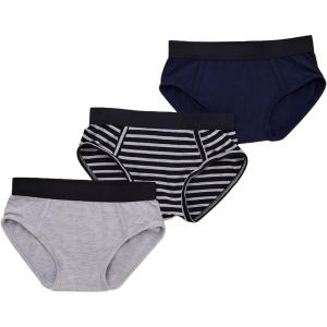 MeUndies Boys Brief 3-Pack – Soft Modal Fabric with No Pinch Waistband | Fun Prints, Scratch-Free Design, and Durable(Boy Stripes Pack)