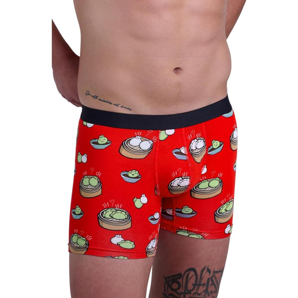 imageMeUndies  Mens Boxer Briefs  6 Inseam with Breathable and Comfortable Tencel Micro Modal FabricCrazy a Bao You