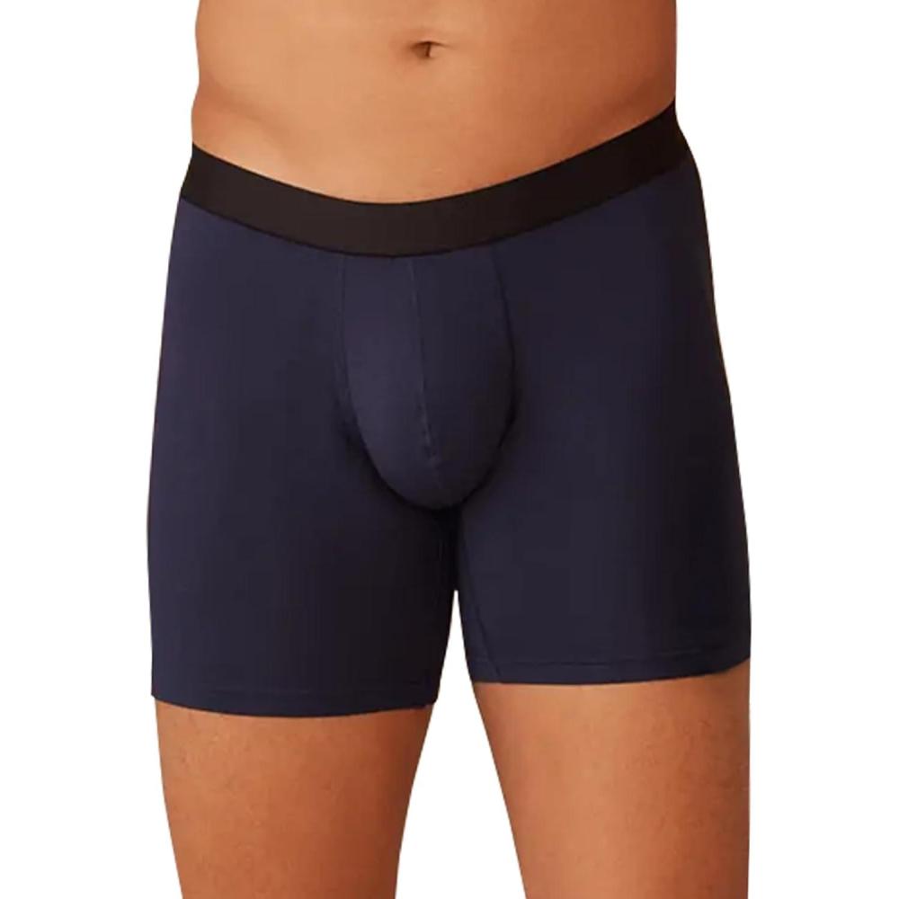 imageMeUndies  Mens Boxer Briefs  6 Inseam with Breathable and Comfortable Tencel Micro Modal FabricDark Sapphire