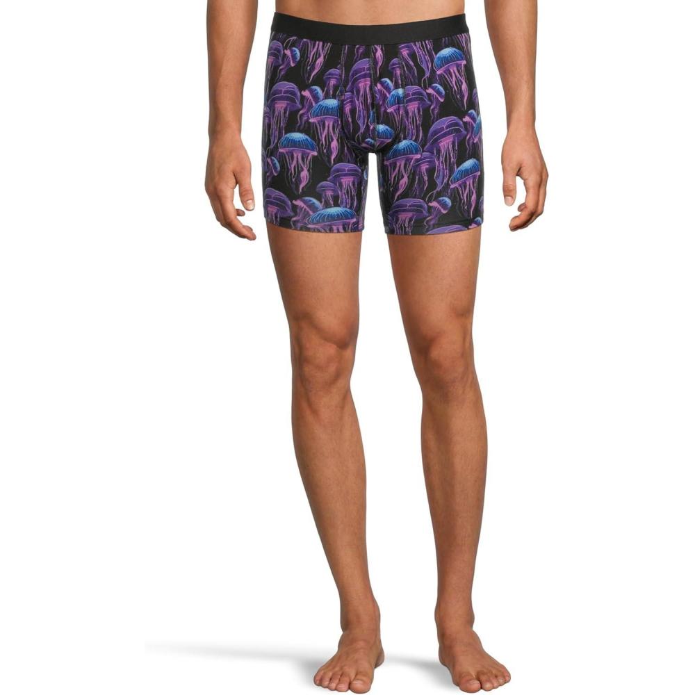 imageMeUndies  Mens Boxer Briefs  6 Inseam with Breathable and Comfortable Tencel Micro Modal FabricWild Jellies