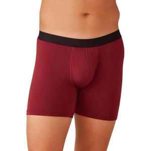MeUndies – Men’s Boxer Briefs – 6” Inseam with Breathable and Comfortable Tencel Micro Modal Fabric(Cabernet)