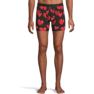 MeUndies – Men’s Boxer Briefs – 6” Inseam with Breathable and Comfortable Tencel Micro Modal Fabric(Floating Hearts)
