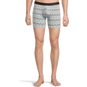 MeUndies – Men’s Boxer Briefs – 6” Inseam with Breathable and Comfortable Tencel Micro Modal Fabric(Get Frosty)