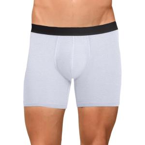 MeUndies – Men’s Boxer Briefs – 6” Inseam with Breathable and Comfortable Tencel Micro Modal Fabric(Heather Grey)