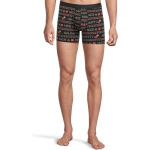 MeUndies – Men’s Boxer Briefs – 6” Inseam with Breathable and Comfortable Tencel Micro Modal Fabric(Naughty Or Nice)