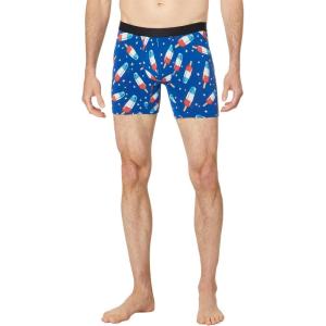 MeUndies – Men’s Boxer Briefs – 6” Inseam with Breathable and Comfortable Tencel Micro Modal Fabric(Patriotic Pops)
