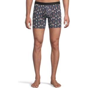 MeUndies – Men’s Boxer Briefs – 6” Inseam with Breathable and Comfortable Tencel Micro Modal Fabric(Penguin Parade)