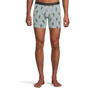MeUndies – Men’s Boxer Briefs – 6” Inseam with Breathable and Comfortable Tencel Micro Modal Fabric(Pineapples)