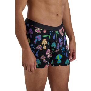 MeUndies – Men’s Boxer Briefs – 6” Inseam with Breathable and Comfortable Tencel Micro Modal Fabric(Shroomin)