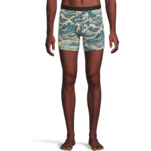 MeUndies – Men’s Boxer Briefs – 6” Inseam with Breathable and Comfortable Tencel Micro Modal Fabric(Wave Hello)