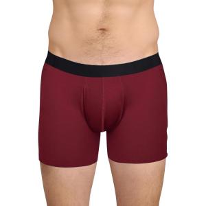 MeUndies – Men’s Breathe Moisture Wicking, Anti Odor, Quick Dry Active Boxer Brief w/Fly – Men’s Underwear(Sienna)