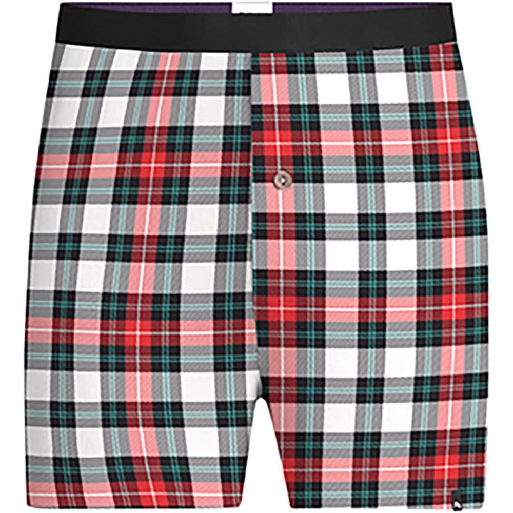 imageMeUndies  Mens Boxers  Breathable and Comfortable Tencel Micro Modal FabricTartan Plaid