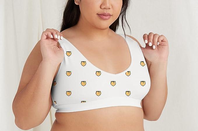 imageMeUndies Stretch Cotton VNeck Bra for Women No Underwire 5 Pack Amazon Exclusive Fabric