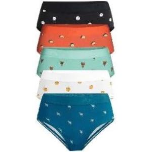 MeUndies – Women’s Stretch Cotton High Waisted Briefs – Soft Underwear for Women– Amazon Exclusive Fabric – 5 Pack